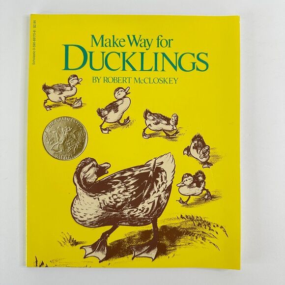 2/$6 Make Way for Ducklings book by Robert McCloskey-Caldecott (Paperback) - Picture 1 of 9